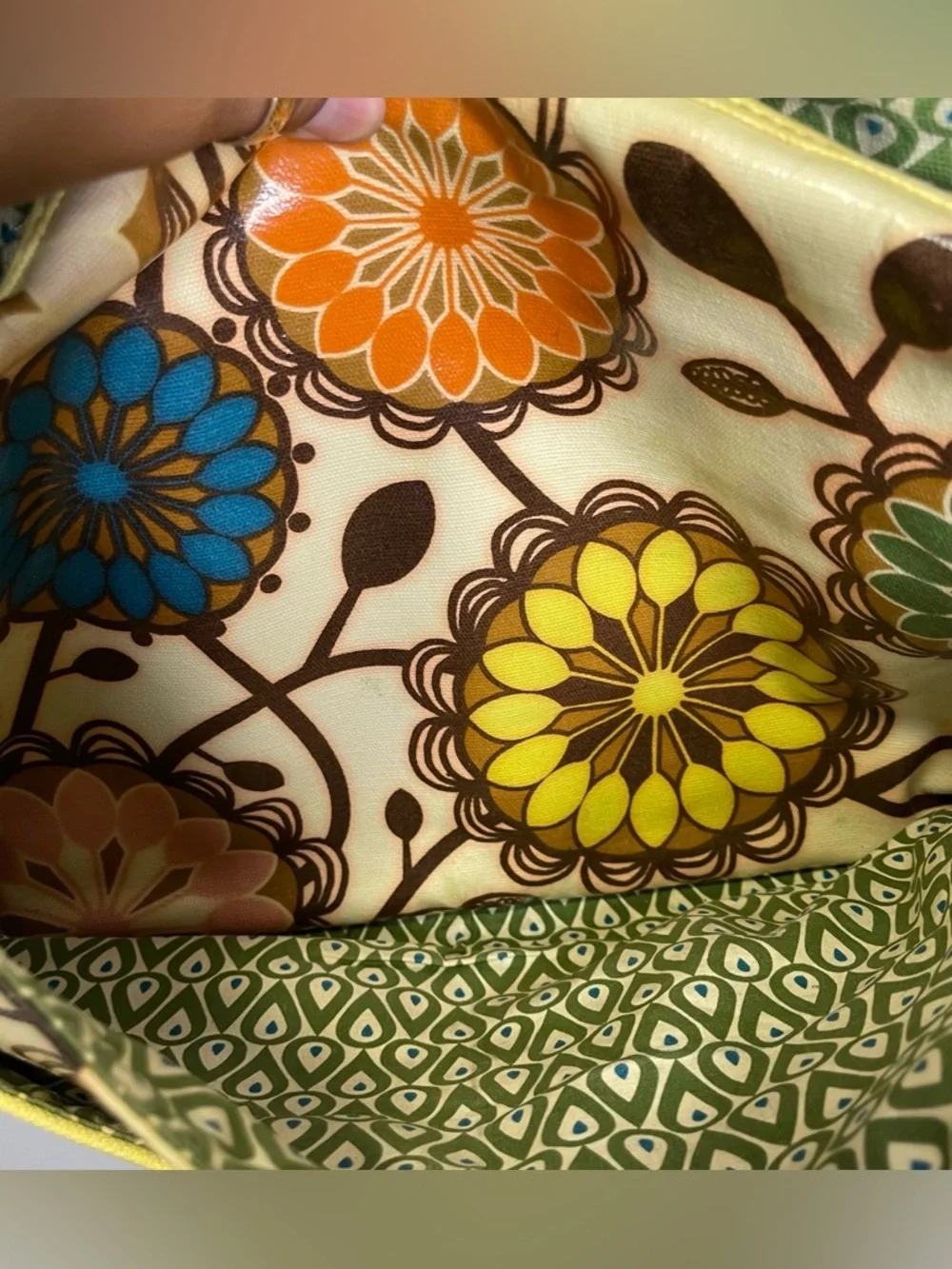 Fossil Color Coated Canvas Shoulder Crossbody Computer Bag Travel Bag